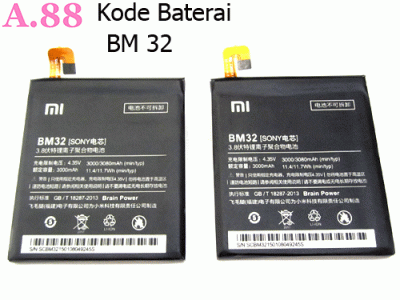 Baterai Handphone XiaoMi Mi4 BM 32 / 1 pcs ( A-7468 )