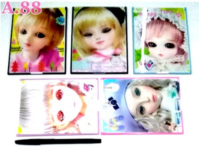 Kaca Barbie 3D 10.5cm x 14cm/6pcs (A-8933)